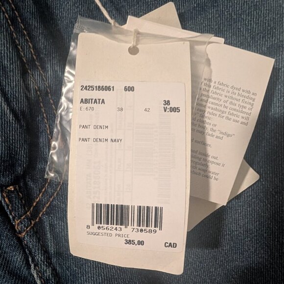 Weekend MaxMara | Abitata Blue Wide Leg Jeans - Picture 9 of 16